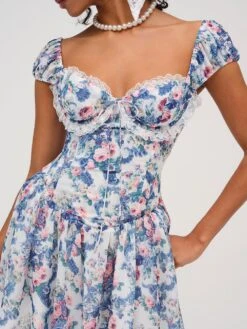 Audrey Floral Mini Dress -Sexy Underwear Shop 1126807482L1 OF F