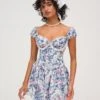 Audrey Floral Mini Dress -Sexy Underwear Shop 1126807482L1 OM F