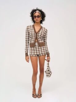 Gingham Knit Skort 13 Gingham Knit Skort -Sexy Underwear Shop 1126807712F1 OF DET