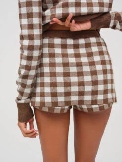 Gingham Knit Skort 11 Gingham Knit Skort -Sexy Underwear Shop 1126807712F1 OM B