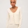 Sisi Scallop Knit Cardigan -Sexy Underwear Shop 1126809732Y0 OM F