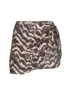 Beachwear Sheer Crinkle Mini Sarong -Sexy Underwear Shop 112680987B5X OF F