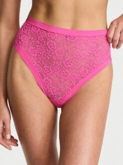 No-Show High-Waist Lace Thong Panty -Sexy Underwear Shop 1126880300T2 OM F 1