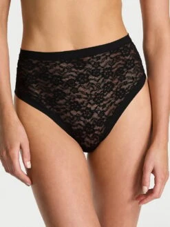 No-Show High-Waist Lace Thong Panty -Sexy Underwear Shop 1126880354A2 OM F 1