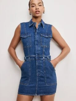 GOOD AMERICAN Fit For Success Sleeveless Mini Dress