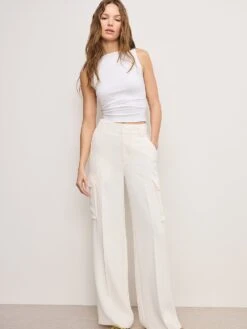 GOOD AMERICAN Luxe Suiting Cargo Trousers -Sexy Underwear Shop 1126887332Y0 OF DET