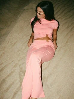 GOOD AMERICAN Stretch Jersey Maxi Skirt -Sexy Underwear Shop 1126888072S1 OF DET