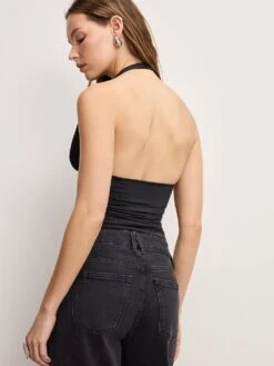 GOOD AMERICAN Slinky Jersey Halter Top -Sexy Underwear Shop 1126888452A1 OM B