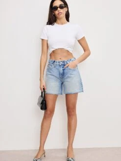 GOOD AMERICAN Good Standard Long Shorts