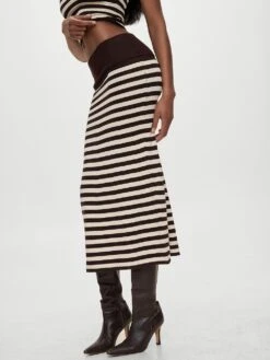 Frankies Bikinis Tucker Knit Midi Skirt -Sexy Underwear Shop 11269271A564 OF F