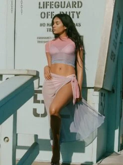 GOOD AMERICAN Mesh Sarong -Sexy Underwear Shop 1126956992O0 OF DET