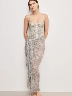 GOOD AMERICAN Mesh Sarong -Sexy Underwear Shop 11269569A401 OM F