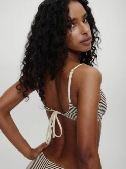 Frankies Bikinis Jolene Striped Rib Bikini Top -Sexy Underwear Shop 11269821A565 OM B