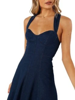 Everly Crossback Midi Dress -Sexy Underwear Shop 1126986082L2 OF DET