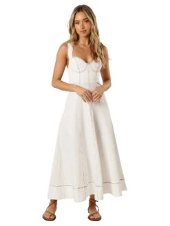 Everly Crossback Midi Dress -Sexy Underwear Shop 1126986092D1 OM F