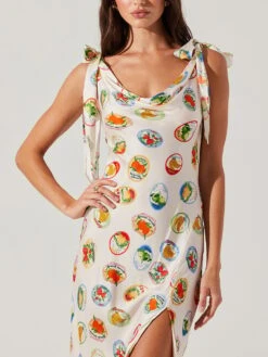 Allexina Print Dress -Sexy Underwear Shop 11270629A541 OF F