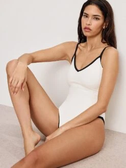 GOOD AMERICAN Compression Deep Dive One-Piece Swimsuit -Sexy Underwear Shop 1127099692D0 OF F