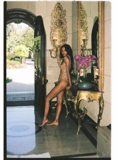 Petal One-Piece Swimsuit -Sexy Underwear Shop 11271227A502 OF F