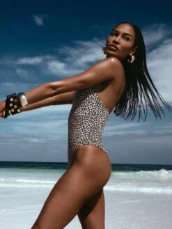 Orb "C" Print One-Piece Swimsuit 10 Orb "C" Print One-Piece Swimsuit -Sexy Underwear Shop 11273610A401 OF DET