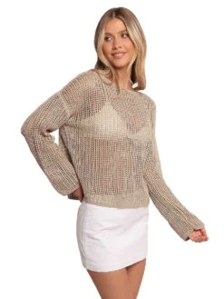 Desiree Open Weave Knit Sweater -Sexy Underwear Shop 1127443532H0 OF DET