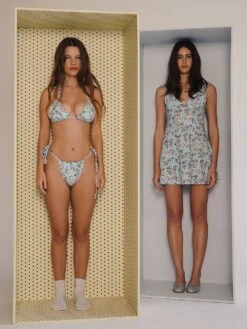 Frankies Bikinis Emilia Satin Floral Mini Dress 9 Frankies Bikinis Emilia Satin Floral Mini Dress -Sexy Underwear Shop 11275072A508 OF DET