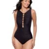 Miraclesuit Swizzle One-Piece Swimsuit -Sexy Underwear Shop 112782355A42 OM F